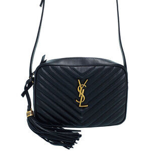 Saint Laurent Quilted Matelasse Paris Lou Camera Chain Shoulder Bag